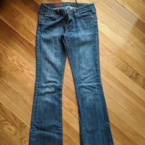 A.G. "the club" flare jeans, sz 27